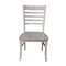 International Concepts Set of 2 Cosmo Chairs, Washed Finish, Washed Gray Taupe C09-310P - alternate 6